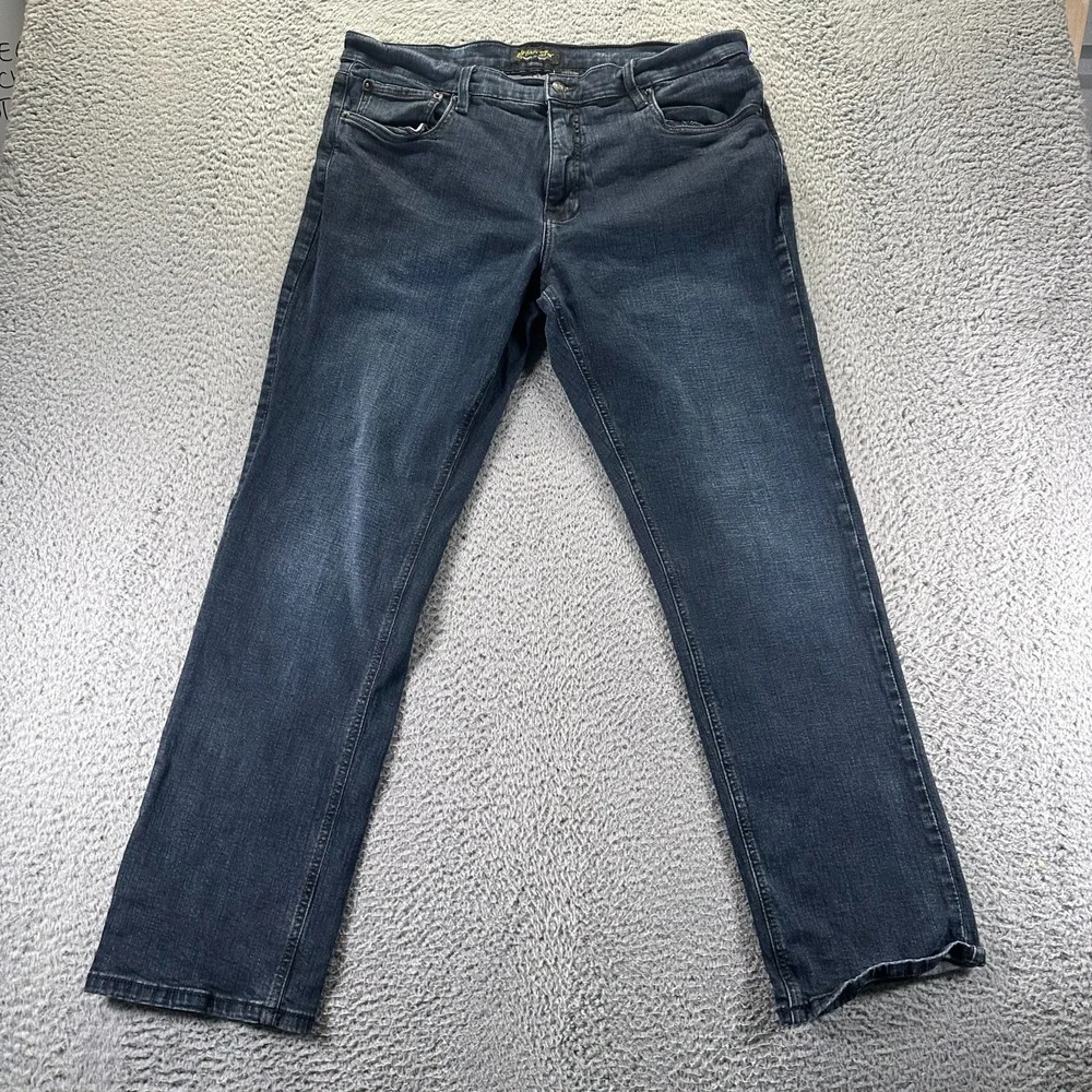 Urban Star Estilo Jeans Mens 38x32 Blue‎ Cotton Denim Straight Workwear Stretch